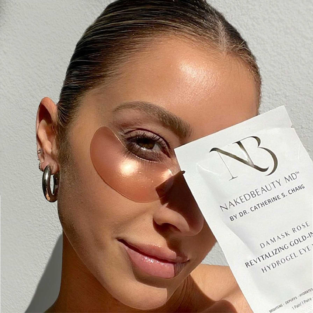 Damask Rose Revitalizing Gold-Infused Hydrogel Eye Masks