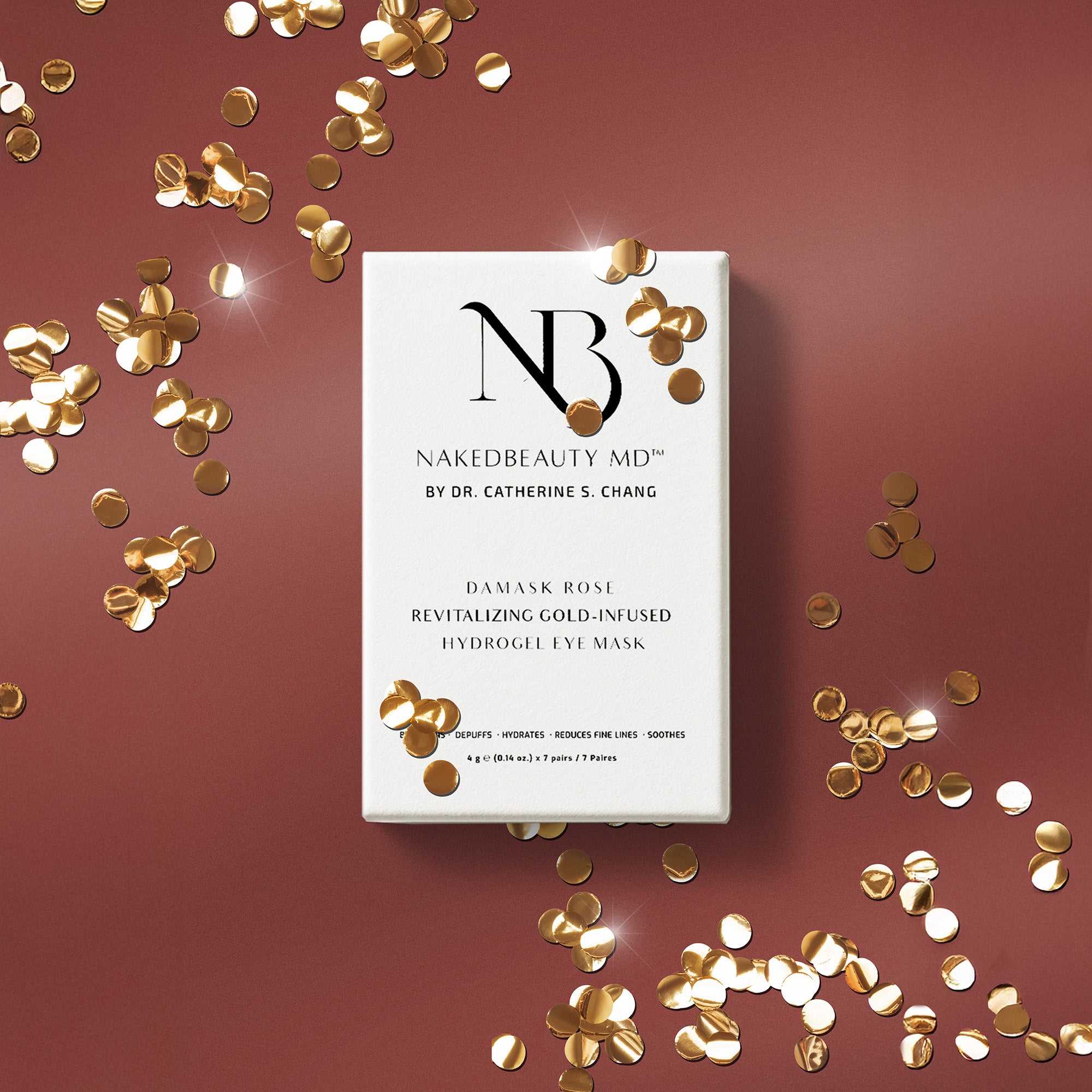 Damask Rose Revitalizing Gold-Infused Hydrogel Eye Masks