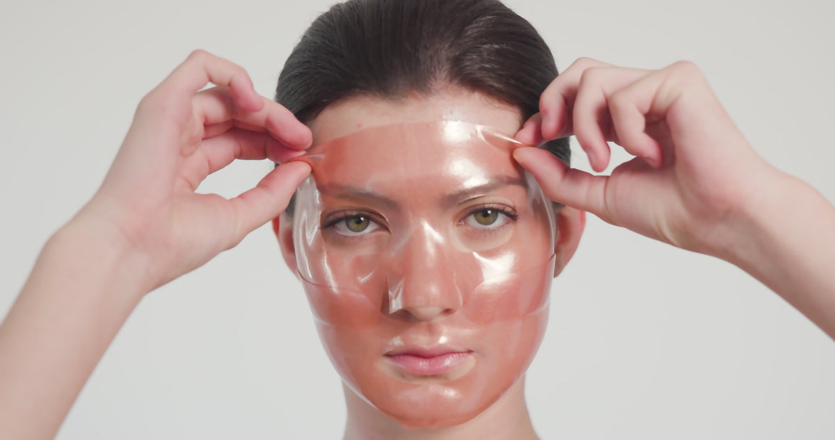 Load video: BioPeptide Firming Hydrogel Face Mask
